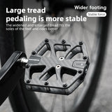 NNEOBA Ultra-Light T700 Carbon Fiber Bicycle Pedals 3-Bearing Black
