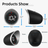 NNEOBA Universal GPS Head-Up Display–Digital Speedometer Black