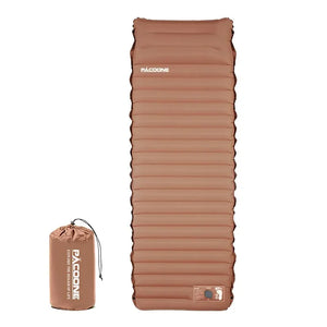 NNEOBA Ultralight Self-Inflating Sleeping Pad 10cm Thick Camping Air Mattress Khaki