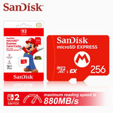 56GB microSD EXPRESS Memory Card, C10 U3 for Professional Nintendo Switch 2