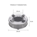 NNEOBA 4000W Camping Gas Stove Foldable High-Power Windproof Silver