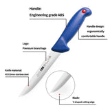 NNEOBA 3-Piece Stainless Steel Boning Knife Set Precision Kitchen Knives Blue