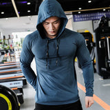 NNEOBA Men's Fitness Tracksuit as Running Sport Hoodie & Gym Joggers Set