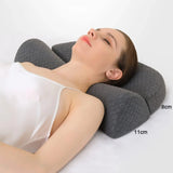 NNEOBA Orthopedic Memory Foam Cervical Pillow Therapy Cushion Dark Gray
