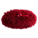 Women's Faux Fur Kisslock Clutch Bag