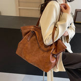 NNEOBA Leather Womens Tote Shoulder Crossbody Bag (Brown)