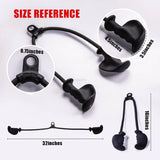 NNEOBA Rope Pulldown Attachment Cable Handle Black
