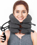 NNEOBA Inflatable Cervical Neck Traction Device Pain Relief Posture Alignment Grey