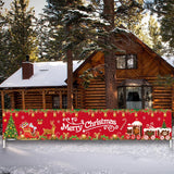 NNEOBA Festive Merry Christmas Outdoor Banner - 240x40cm