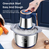 NNEOBA 5L Electric Meat Grinder & Food Processor (Stainless Steel)