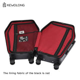 Gothic Coffin Travel Suitcase – Vintage Hard-Shell Rolling Luggage