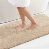 NNEOBA  Luxuriously Soft, Absorbent, Non-Slip Rug for a Stylish Bathroom Retreat