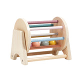 NNEOBA Montessori Wooden Spinning Infant Drum