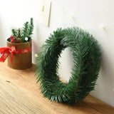 NNEOBA 5.5m Festive Christmas Garland | Artificial Rattan in Lush Green