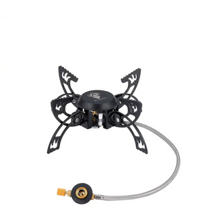 NNEOBA 3800W Windproof Camping Stove Lightweight Gas Burner Black