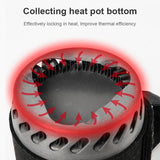 NNEOBA Boiler Camping Stove Kit Heat Pot And Burner System Black