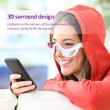NNEOBA EMS Microcurrent Pulse Eye Massager with Heating Therapy for Fatigue Relief