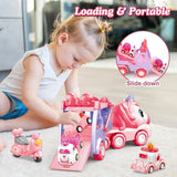 NNEOBA 5 in 1 Carrier Truck Car Toys