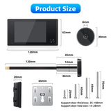 NNEOBA Digital Door Peephole Viewer Camera