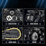 NNEOBA Motorbike Building Blocks