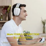NNEOBA Wireless Gaming Headset with Mic White