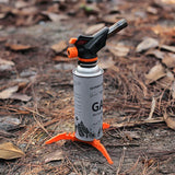 NNEOBA Foldable Stove Gas Canister Holder Tripod Bracket for Outdoor