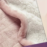 NNEOBA 150x180cm Soft Pink Heated Electric Blanket with 6 Heating Levels