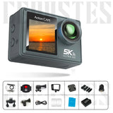 NNEOBA 5K Ultra HD Action Camera with Electronic Stabilization Grey
