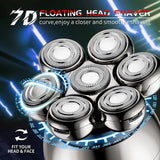 NNEOBA Floating Cutter 7-Head Electric Shaver