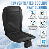 NNEOBA Spacer Car Cooling Seat Cushion–8-Fan Ventilation System Black