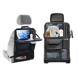 NNEOBA 2Pcs Car Seat Back Storage Bag Multi-Pocket Backseat Organizer Black