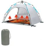 NNEOBA USB Heated Sleeping Mat Camping Mattress Orange