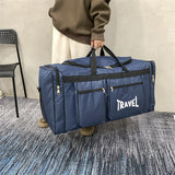 NNEOBA 80L Foldable Waterproof Travel Duffel Bag Deep Blue