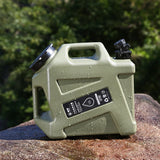 NNEOBA 12L Camping Water Container Portable Water Tank with Faucet Green