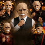 Realistic Elderly Character Mask for Halloween & Performances