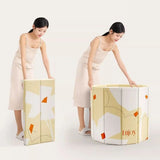 NNEOBA Foldable Portable Bathtub Insulated Full-Body Bath Bucket Yellow
