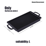 NNEOBA Portable Charcoal BBQ Grill Plate Reusable Outdoor Carbon Furnace Black