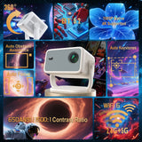 NNEOBA TP350 Smart Projector – Native 1080P 650ANSI Android 13 with Auto Focus