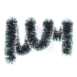 2M Red Christmas Tinsel Garland with LED Lights