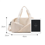 NNEOBA Lightweight Leisure Travel Bag Off White
