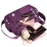 NNEOBA Ladies Handbag Crossbody Travel Bag (Purple)