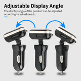 NNEOBA Smart USB Wireless Tire Pressure Monitoring System with Solar Charging Black
