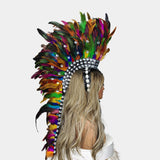 Handcrafted Faux Feather Headdress