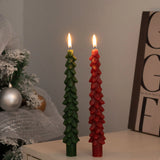 Christmas Tree Shaped Decorative Candles