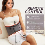 NNEOBA LED Infrared Red Light Therapy Belt Pain Relief And Slimming Device Grey