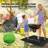 NNEOBA Under Grill Mat Fireproof Fire Pit
