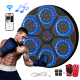 NNETM Smart Music Boxing Machine - W/ Bluetooth Connectivity and Gloves