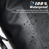 NNEOBA 27L Waterproof Bike Pannier Bag with Roll-Top Closure Black
