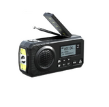 NNEOBA DAB+ Solar Hand Crank Emergency Radio Black