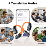 NNEOBA Wireless Translator Earbuds with Touchscreen Case